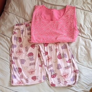 Pink Pajama Loungewear Set XL
